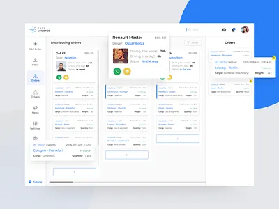 Logistics app UI app app design crm design driver app logistics app logistics app ui ui