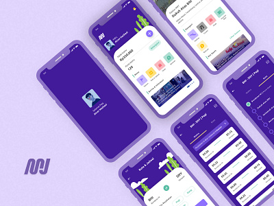 MRT-J - Redesign Concept commute illustration ios mrt product design redesign train transpartion ui user experience user interface ux