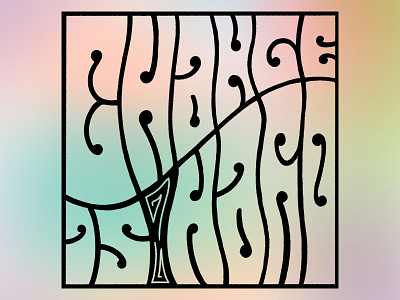 Change Is Hard artnouveau change is hard custom type hand drawn type hand lettering illustration lettering psychedelic trippy women in illustration