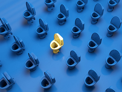 Lucky Shot 3d abstract art adobe photoshop adobedimension blue cinema4d illustration logo type art