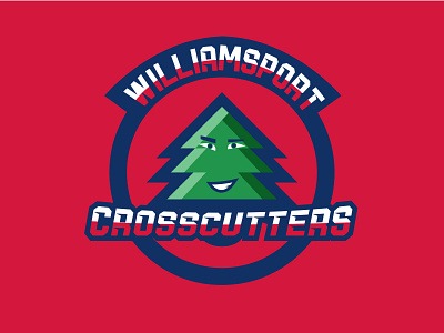Crosscutters Rebrand art baseball blue brand branding character clean design flat graphic design identity illustration illustrator lettering logo minimal red type typography vector