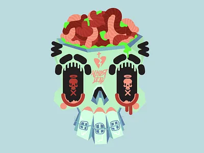 Skulls draw hipster illustrations skull vector