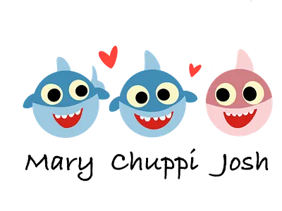 Baby Sharks Doo Doo Doo Doo animal animal illustration baby sharks cute design digital art digital illustration digital painting funny illustration illustrator procreate