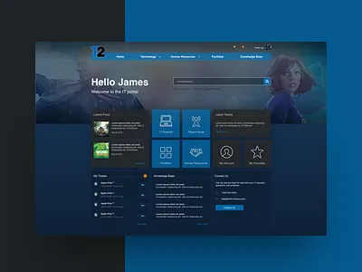 Take-Two Interactive Service Portal employee experience employee portal portal service portal servicenow servicenow service portal serviceportal ui ux