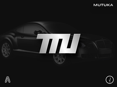 MUTUKA Brand Logo automation automobile automotive black white brand design brand identity brand logo branding cameroon car congo desgin graphic graphic design logo logo concept logo mark logotype luxury vector