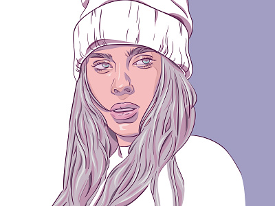 Billie Eilish art artist artwork billie eilish design digital digital art digital illustration digital painting digitalart draw graphic design graphicdesign illustration illustrator lineart portrait vector art vector illustration vectorart