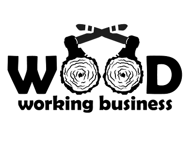 WoodWorking Business design icon illustration kigeorgich logo ui ux vector wb dribbble