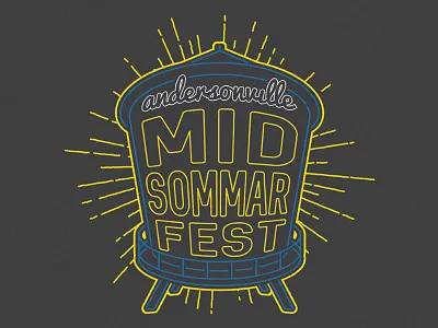 Andersonville Midsommarfest T-Shirt andersonville chicago midsommarfest street fest summer water tank