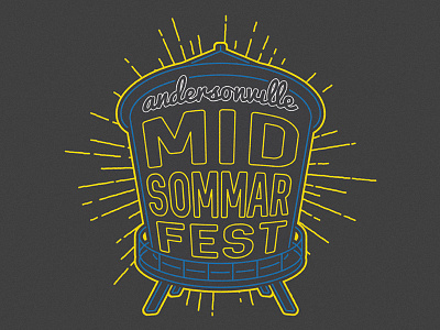 Andersonville Midsommarfest T-Shirt andersonville chicago midsommarfest street fest summer water tank
