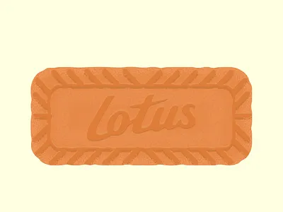 Daily Biscuit Challenge 28 biscuit colour dailyinspiration design digital illustration lotus rough texture vector