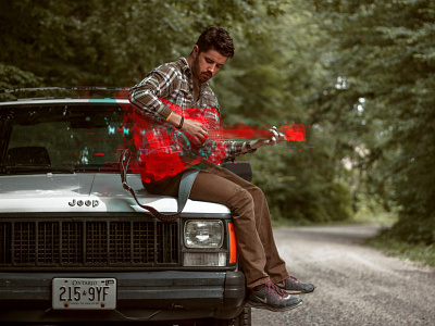 Guitar Glitch digital experimental glitch guitar man