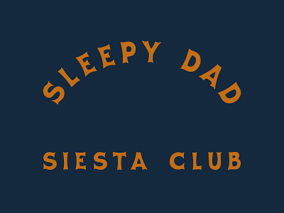 Sleepy Dads Taking Naps cesar contreras design illustrator typography