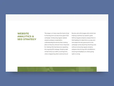 2-column Text graphic design typography web design website