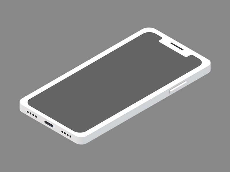 phone 3d animation illustraion isometric motion phone
