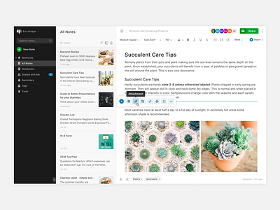 Editor Insert Menu