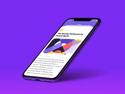 Art News app news app store article ios news newsletter onboarding