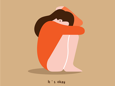 It's okay babygirl adobe illustrator graphic design icon illustration vector
