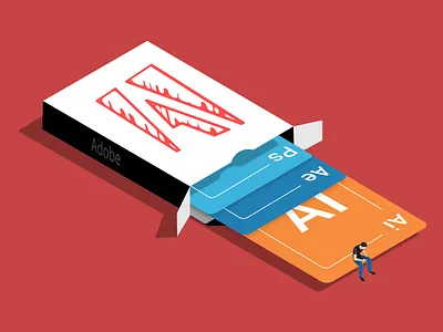 Illustration Adobe design icon illustration logo ui vector