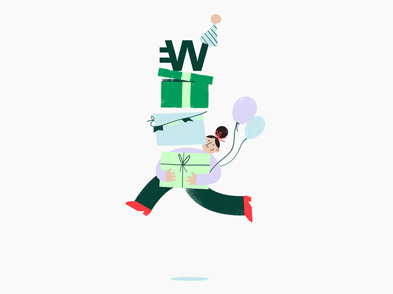 Happy birthday jogging