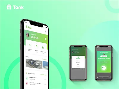 Tank (TrashBank) android android app android ui dribbble flat illustration interace interaction interaction design interactions ios iphone mockups tank apps trash apps ui ui ux vector