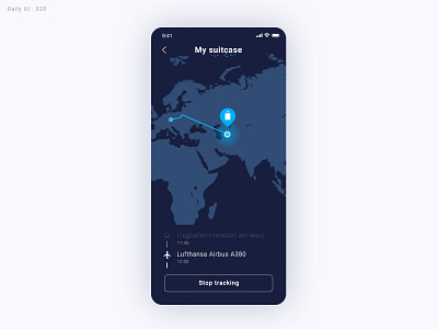 Daily UI Challenge #020 - Location Tracker -Take2 020 daily ui dailyui dailyui 001 location tracker