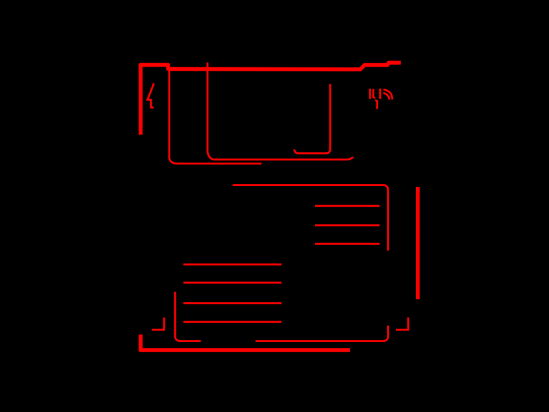 Project RED - Floppy Disk 2d abstract aftereffects animation blood bloodred design floopydisk future gif loop outofstyle past projectred red rediscool technology vjbasit