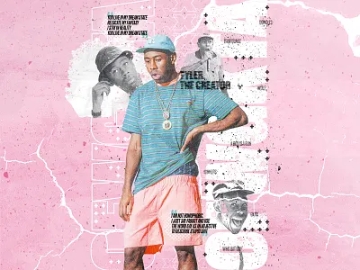 Tyler Poster Concept adobe advertising art concept design digital graphic hip hop igor illustration photoshop poster poster design rap tyler tyler the creator typography