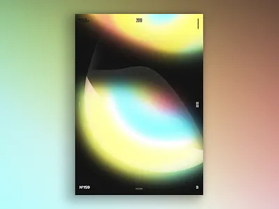 Fluorescent Oddness Poster #159 colorful conception creativity dark design challenge graphic design graphic designer inspiration light lightning minimalist minimalistic design poster poster design space