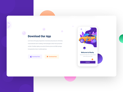 Download App android app app download download download section illustration ios app mobile app ui uidesign uiuxdesigner uxdesign website website design