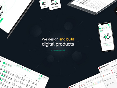 Dezea - Social Media Visual app branding clean design illustration logo minimal typography ui web website