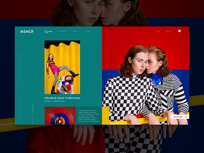 Daily web design - Fashion colorful design fashion fashion ui fashion website luxury minimalism ui ui design ui kit ui ux user interface ux web design web app web design web development webdesign website website design