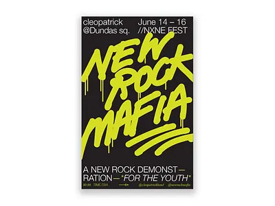 NRM poster design graffiti graphic design handstyle layout lettering poster poster design type typography