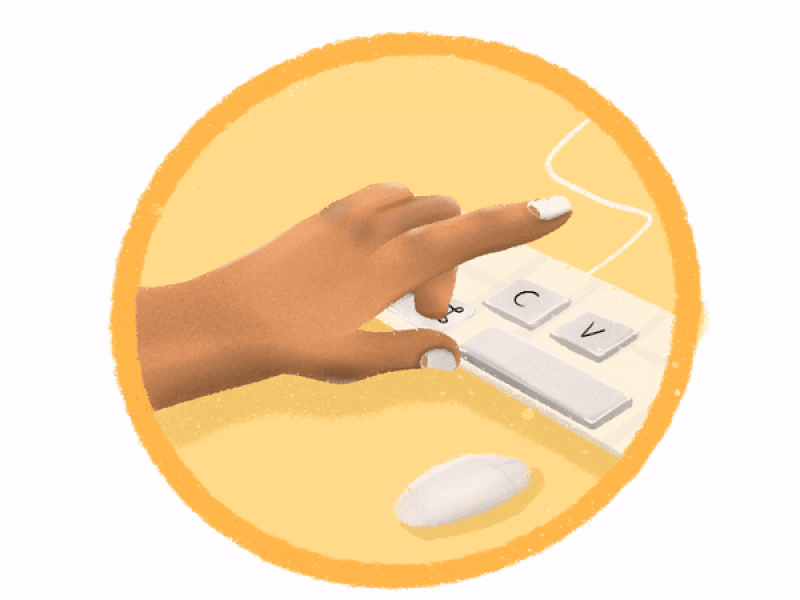 Copying animation gif animated