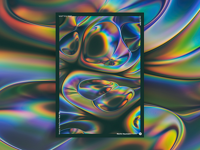 WWP°200 "CC" abstract art chromatic aberration colors design filter forge generative illustration iridescent wwp