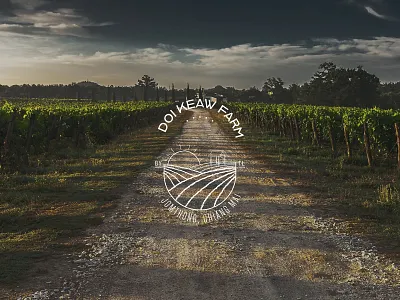 DOI KEAW FARM | Logo Redesign branding design illustration jirawat.kw logo