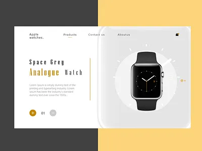 watch shop concept adobe adobe xd adobexd appdesign branding design illustration logo minimal minimalistic shop typography ui ux web webdesign website xd
