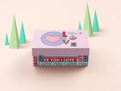 派酒店情人节礼盒包装设计