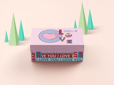 派酒店情人节礼盒包装设计