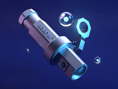 CNC WIP 3d brand design landingpage logo modern product rednder redshift simple typography ui ux website white