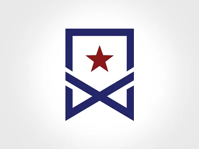 DXNGRT Logo banner blue blueprint flag flag logo red star tactical vector