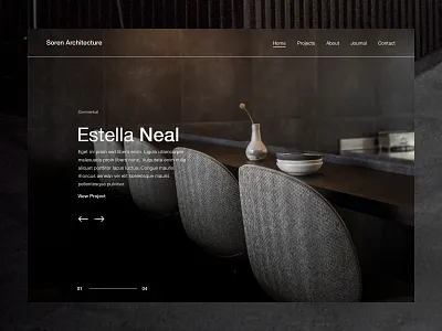 Soren Architecture - #1 architecture design minimal modern simple ui user interface web design website website design