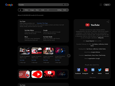 Google Search Web dark mode REDESIGN branding dark design facebook flat free free psd freebie freebies freelance gmail google instagram mode search twitter ui ux web website