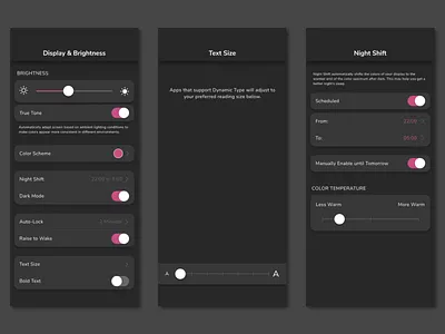 Daily UI 007: Settings Page #DailyUI app app design app ui app ux bank app daily ui dailyui design figma figmadesign font mobile app mobile app design settings design ui ui design ui ux ux ux design ux ui
