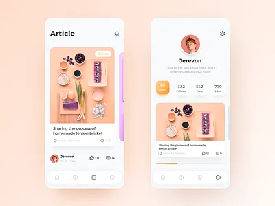 Gourmet Interface 03 ui ux 向量 品牌 商标 应用 插图 设计