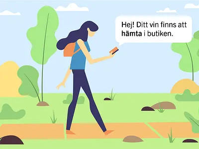 Wine App 2d animation character design illustration motiongraphics vector