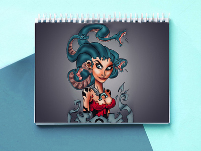 Medusa artwork branding collage design digitalart draw graphicdesign graphics illustration illustrator photoshop sketch typography vector
