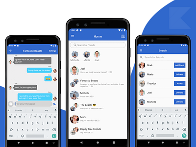 Mobile Chat App Template chat chat app chatting chatting app design group chat message app messaging messaging app messenger messenger app photo sharing snapchat social social app social media social network socialmedia whatsapp