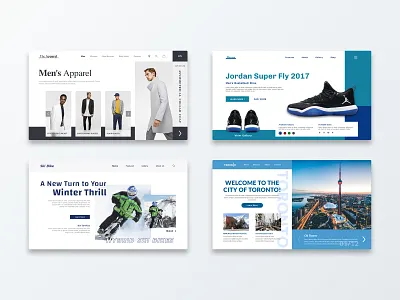 Web Inspiration Collection concept design flat hero page responsive design responsive web ui ux web web design website