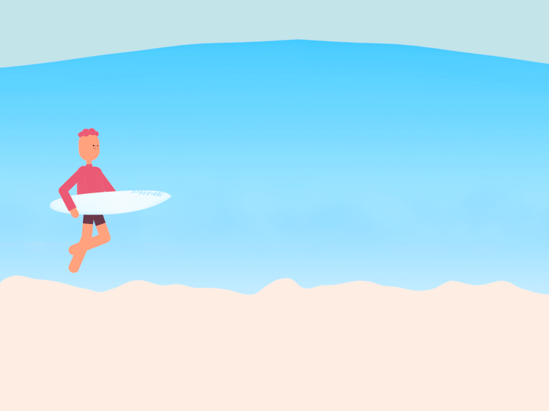 SkimBoard 2d 3d adobe after effects animation animation 2d animation 3d autodesk maya beach headrig houbberhose joysticks motion rig rubberhose sliders summer