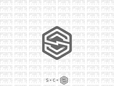 SC Hexagon Monogram brand branding brandmark design icon identity initial letter logo logoforsale logogram logomark logotype mark monogram monogram logo sale symbol
